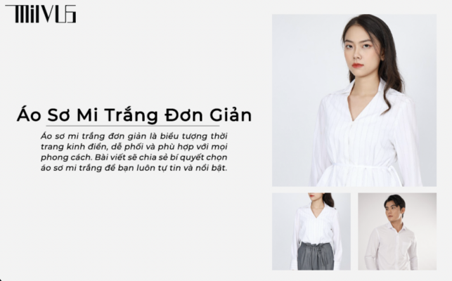 Bí Quyết Chọn Áo Sơ Mi Trắng Đơn Giản