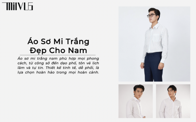 Áo Sơ Mi Trắng Đẹp Cho Nam Cho Mọi Phong Cách