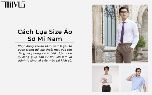 cách lựa size áo sơ mi nam