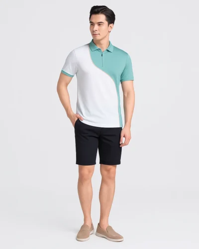 Alternative view of Áo Polo Nam Zip-Up Casual