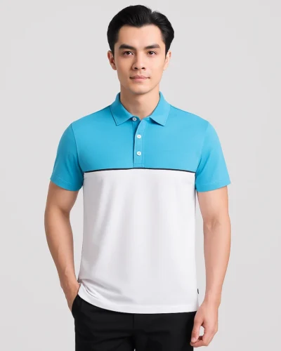 Alternative view of Áo Polo Nam Two-Tone Casual