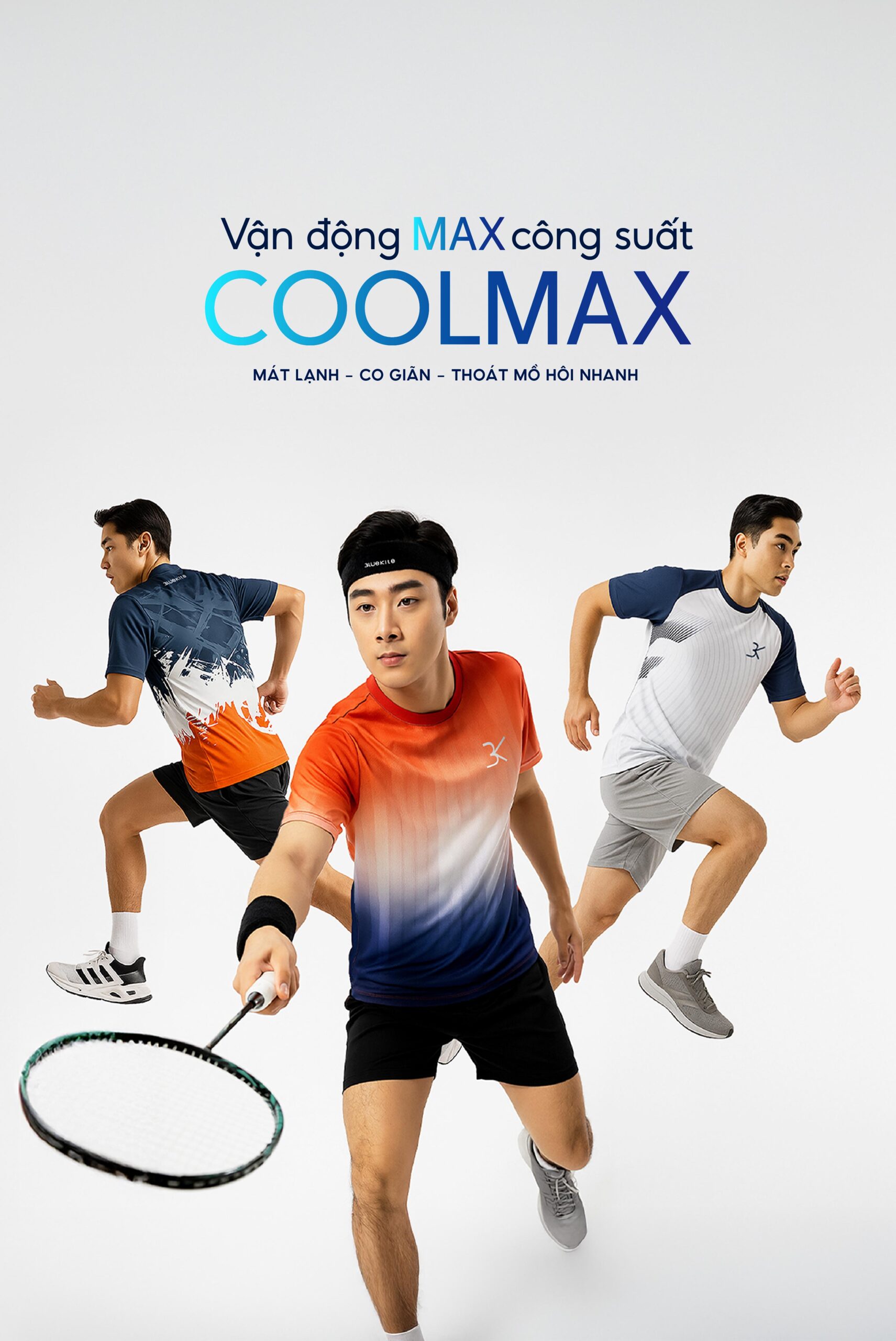 Áo thể thao tshirt co giãn
