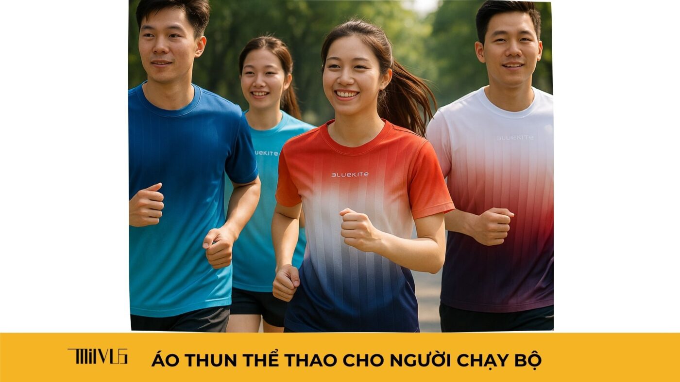 Một chiếc áo thun thể thao cho người chạy bộ chuyên dụng giúp tối ưu hóa sự thoải mái và giảm ma sát trong quá trình vận động. Chất liệu nhẹ, thoáng khí giúp điều hòa nhiệt độ cơ thể và giảm nguy cơ mất nước do đổ mồ hôi quá mức.