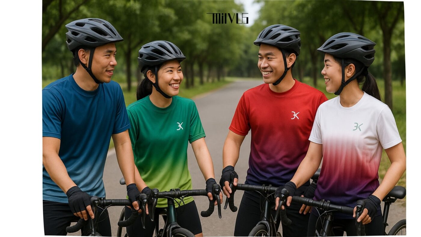 Áo thun thể thao cho người đạp xe