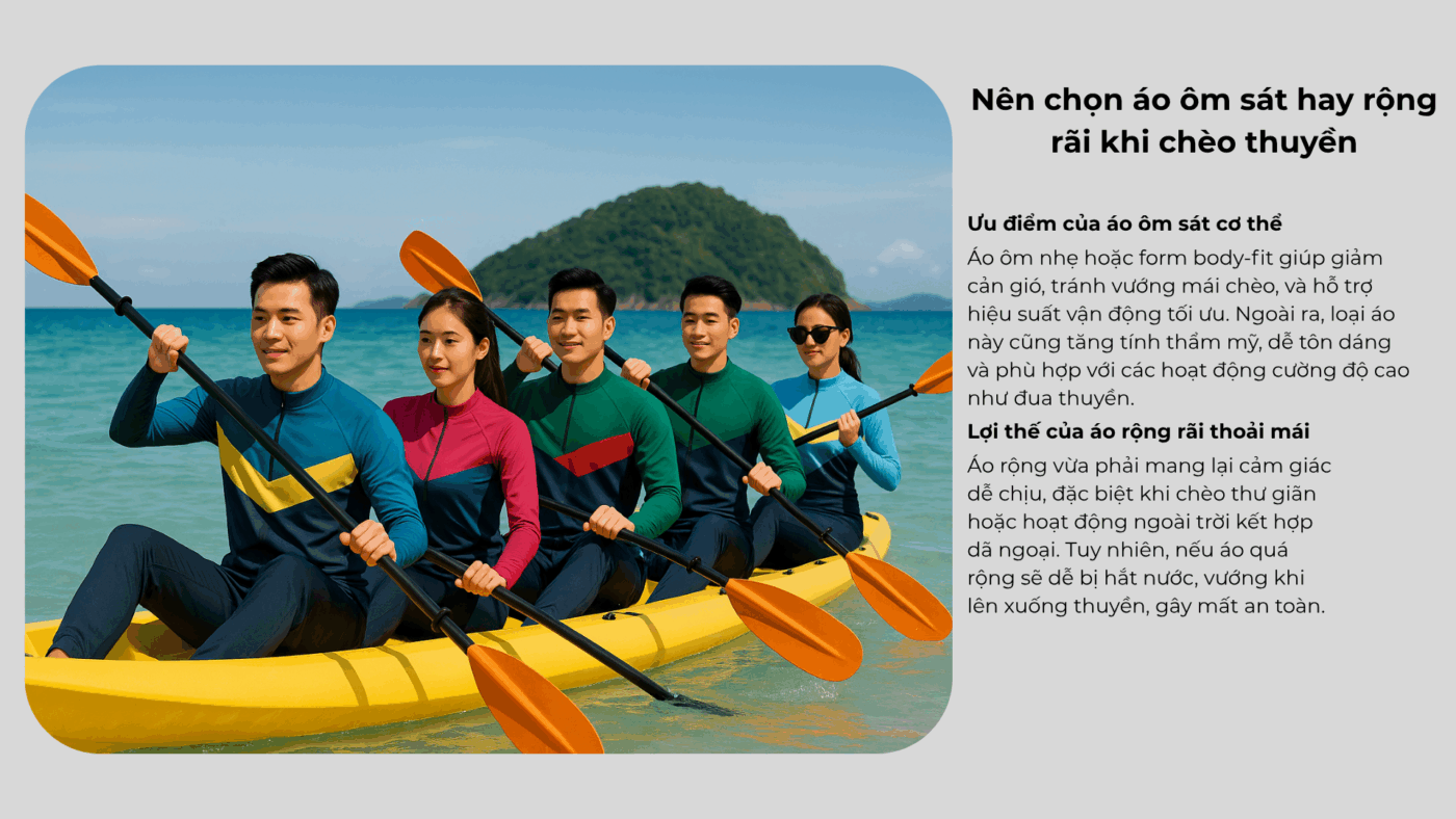 Áo Thun Thể Thao Cho Bộ Môn Chèo Thuyền