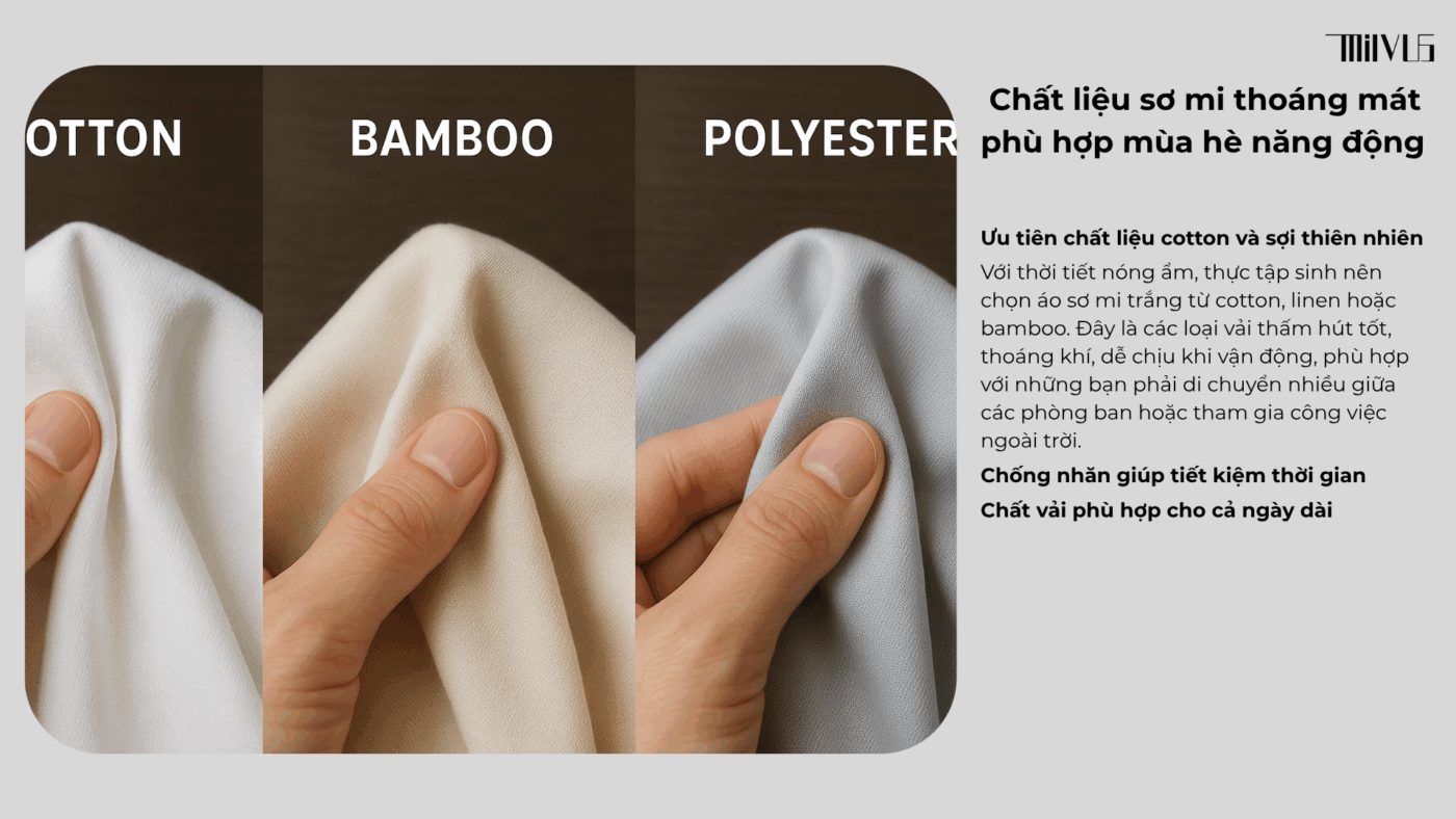 Áo Sơ Mi Trắng Cho Thực Tập Sinh