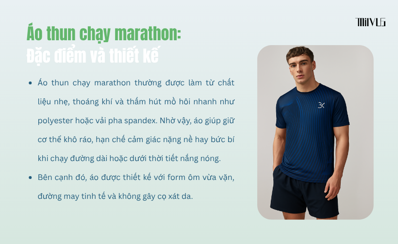 Áo Thun Thể Thao Cho Bộ Môn Chạy Marathon