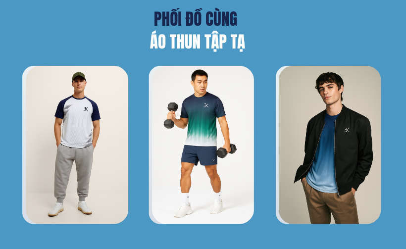 Áo Thun Thể Thao Cho Bộ Môn Tập Tạ