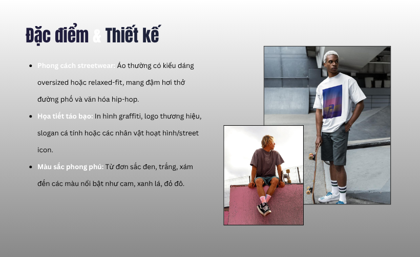 Áo Thun Thể Thao Cho Trượt Ván