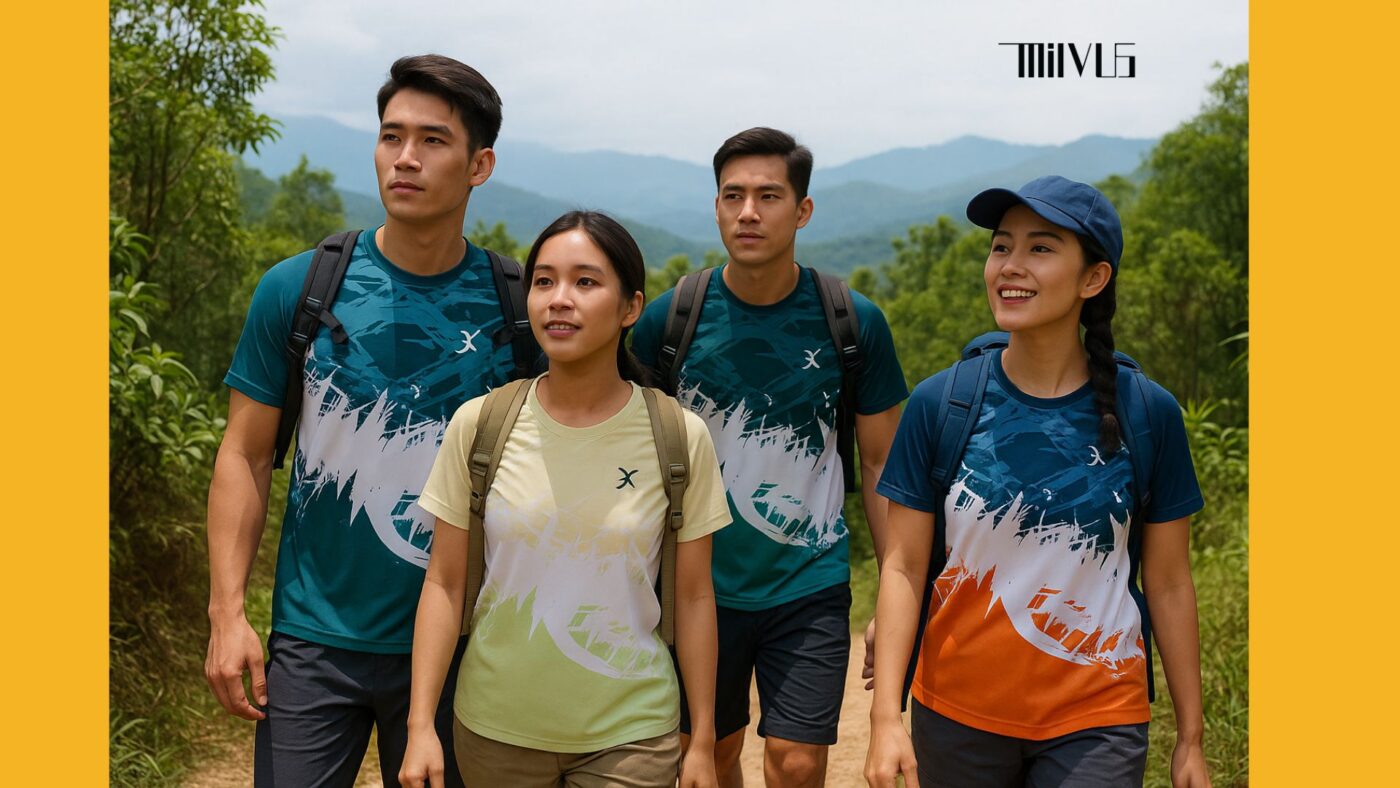 Áo thun thể thao cho người đi phượt