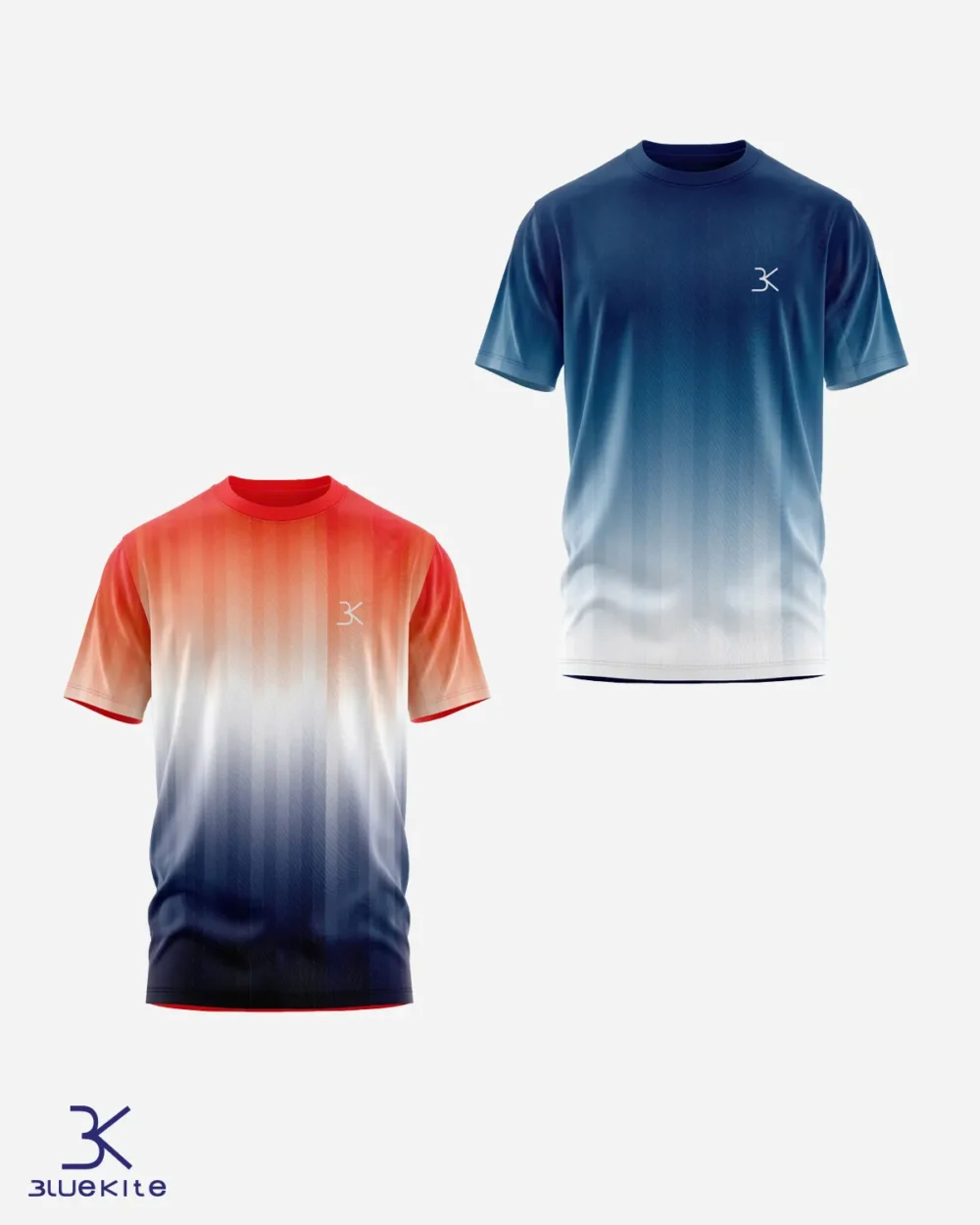 Combo 2 Áo T-shirt thể thao Bluekite không nhăn, co giãn 4 chiều chất liệu CoolMax BKT110M - Hình ảnh 3