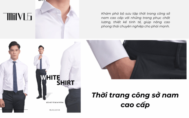 thời trang công sở nam cao cấp