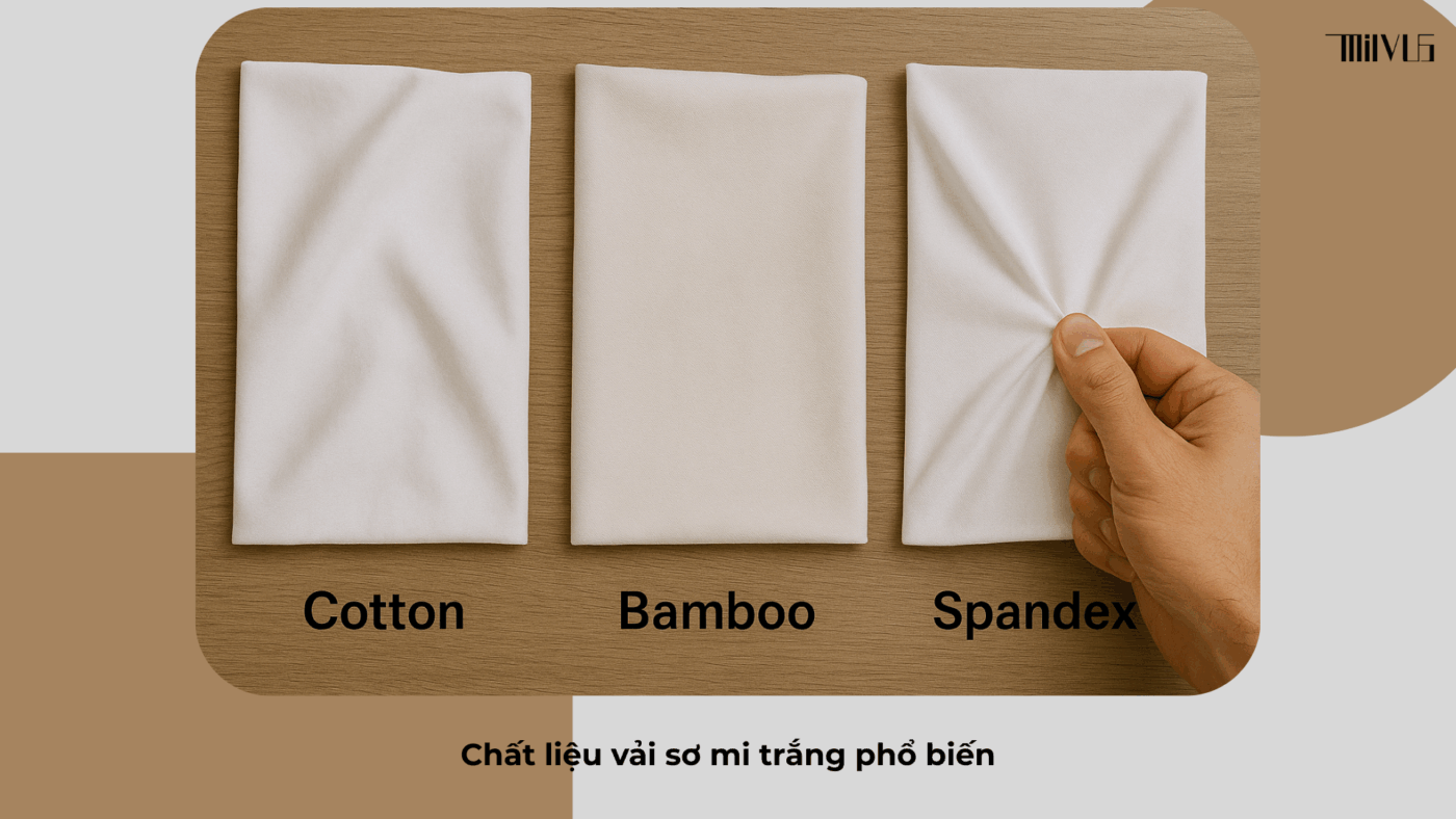 Áo Sơ Mi Trắng Cho Người Vai Rộng