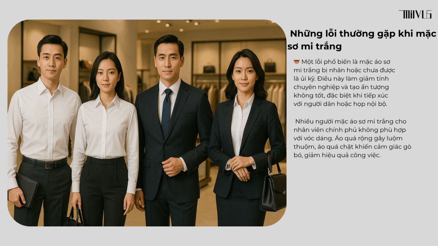 Áo Sơ Mi Trắng Thanh Lịch- Dành Cho Nhân Viên Chính Phủ Làm Việc Văn Phòng