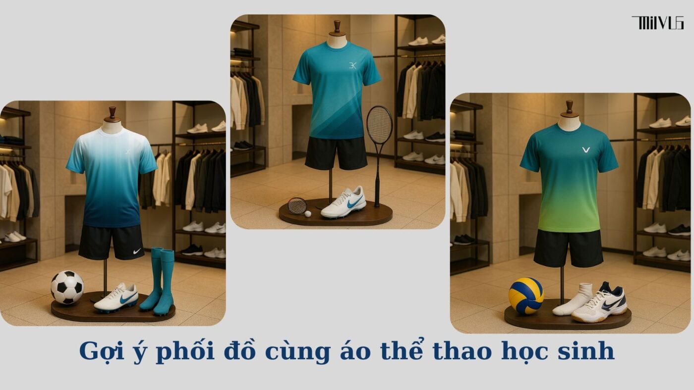 Áo Thun Thể Thao Cho Đội Thể Thao Học Sinh