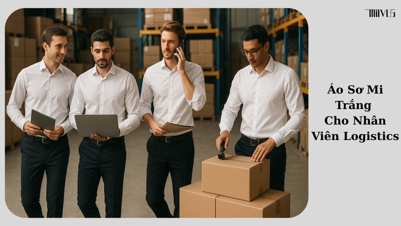 Áo Sơ Mi Trắng Cho Nhân Viên Logistics