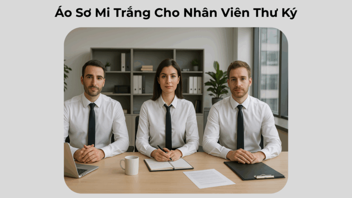 Áo Sơ Mi Trắng Cho Nhân Viên Thư Ký
