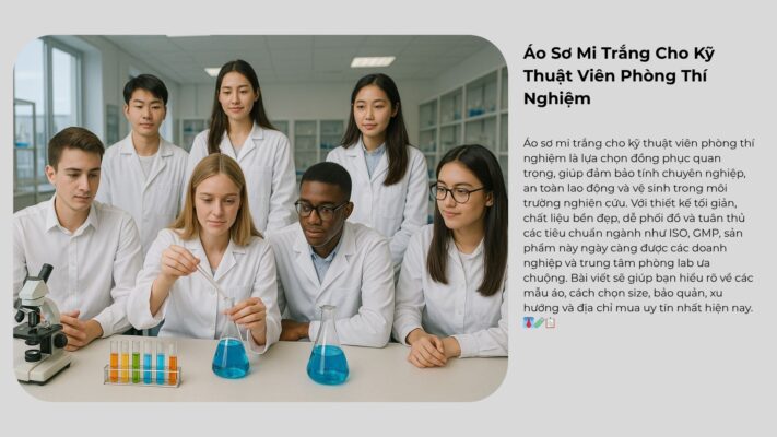 Áo Sơ Mi Trắng Cho Kỹ Thuật Viên Phòng Thí Nghiệm