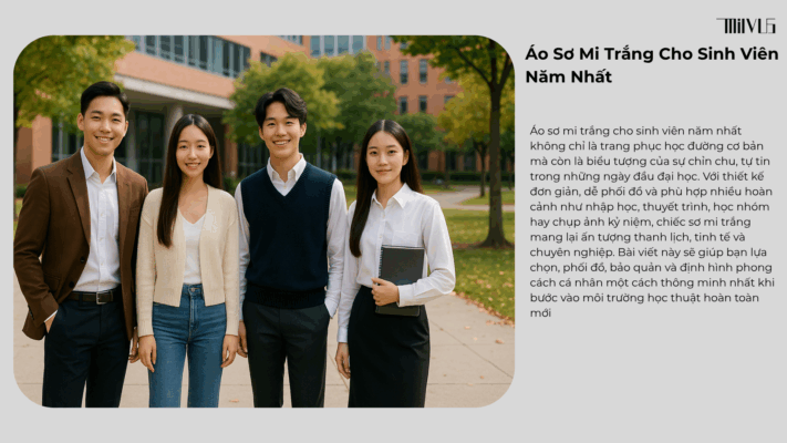 Áo Sơ Mi Trắng Cho Sinh Viên Năm Nhất