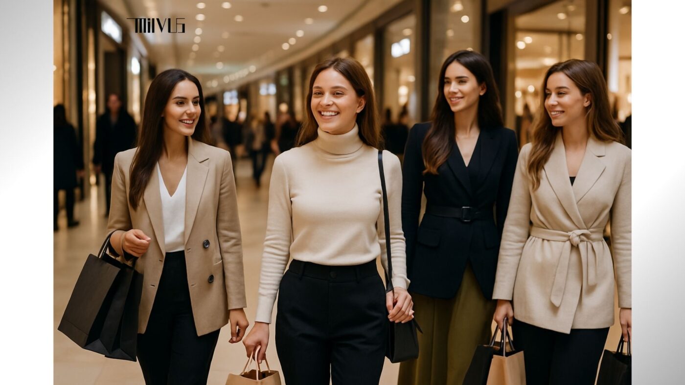 Áo Thun Nữ Cổ Lọ Màu Kem Nhẹ Nhàng Tinh Tế