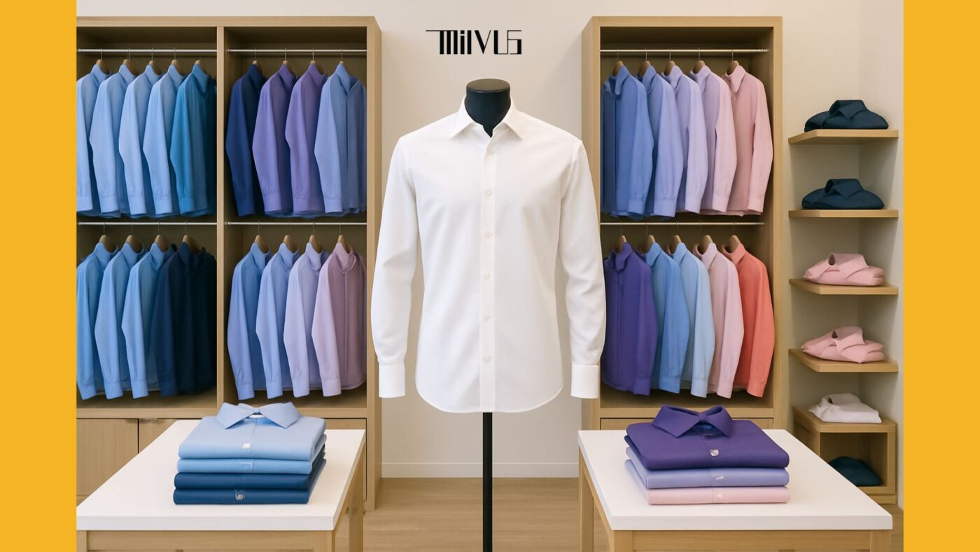 Áo sơ mi trắng cho buổi bảo vệ luận văn