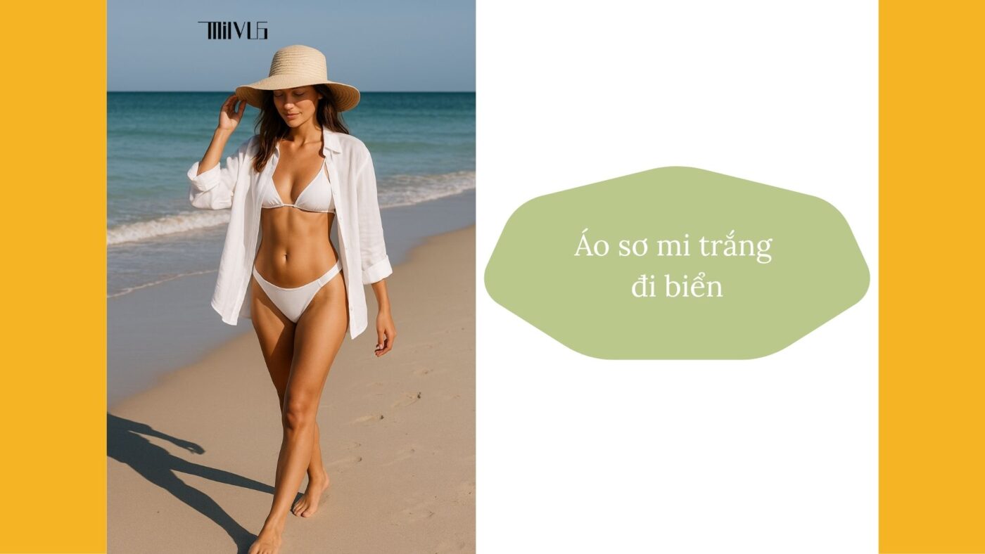 Áo sơ mi trắng cho đi chơi
