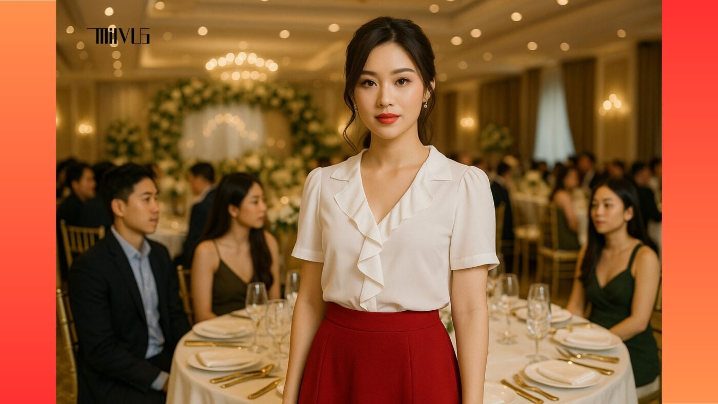 Áo sơ mi trắng cho đi đám cưới
