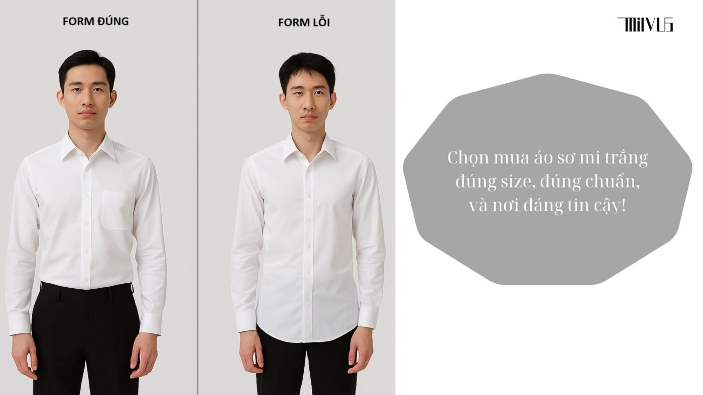 Áo sơ mi trắng cho đi phỏng vấn