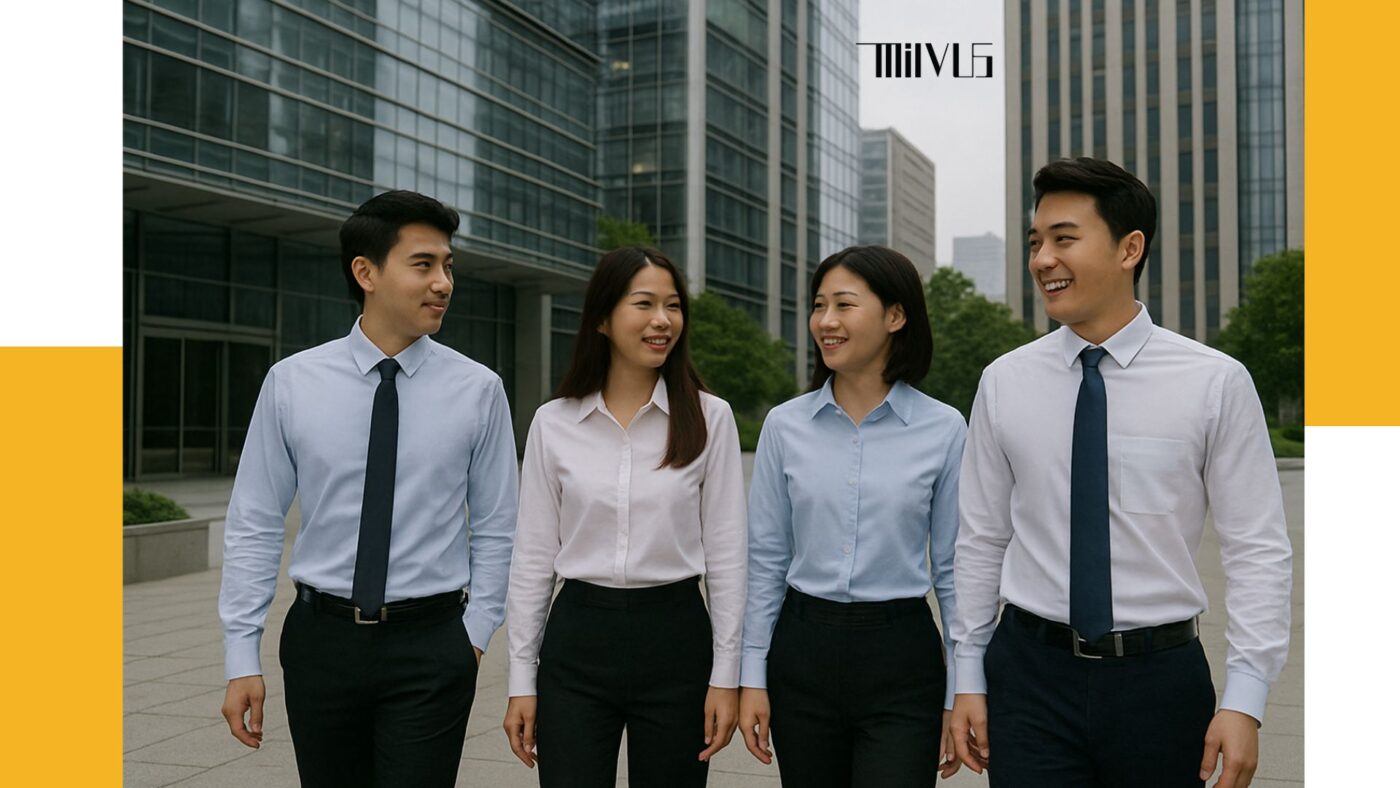 Áo sơ mi trắng cho doanh nhân