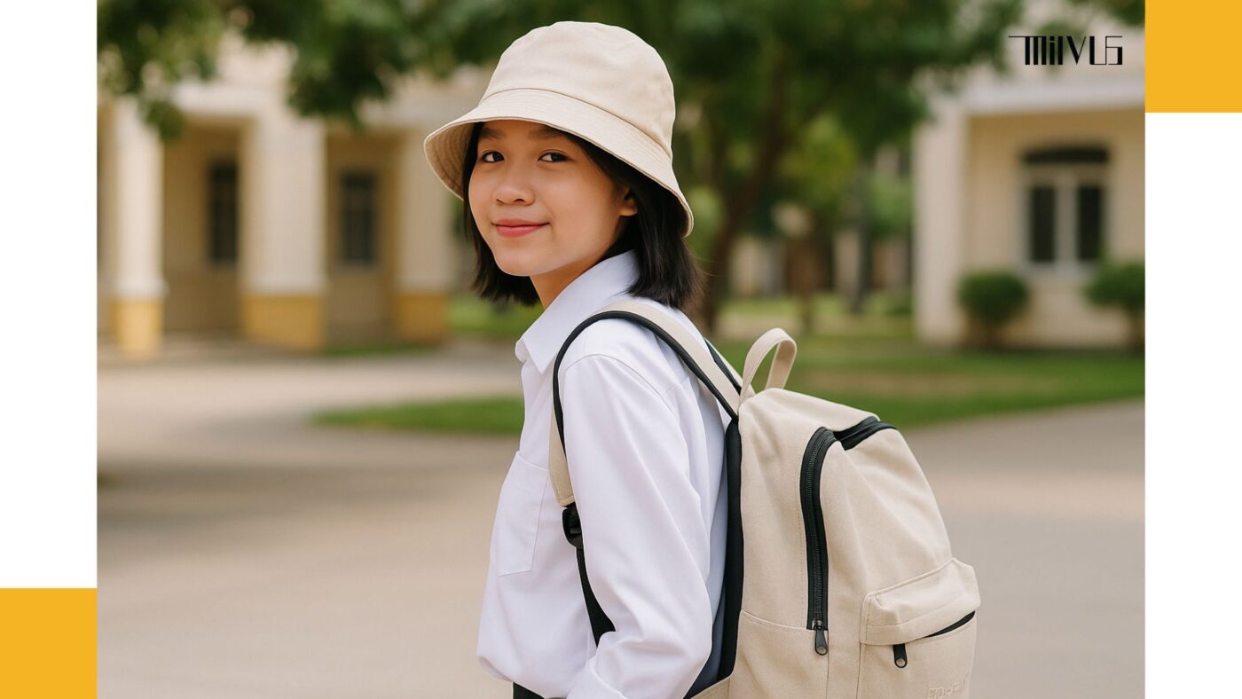 Áo sơ mi trắng cho học sinh cấp 3