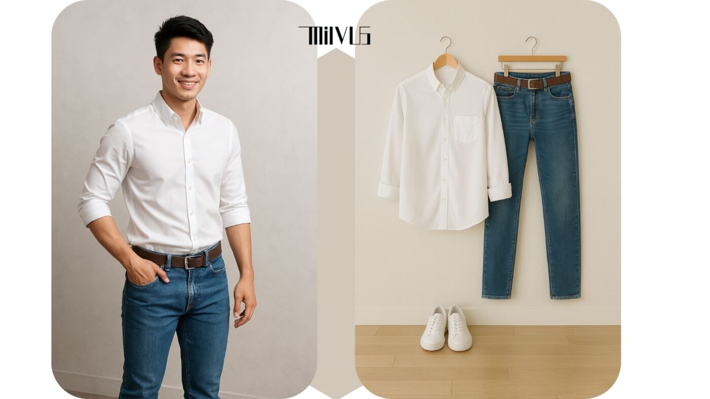 Áo sơ mi trắng cho mặc thường ngày