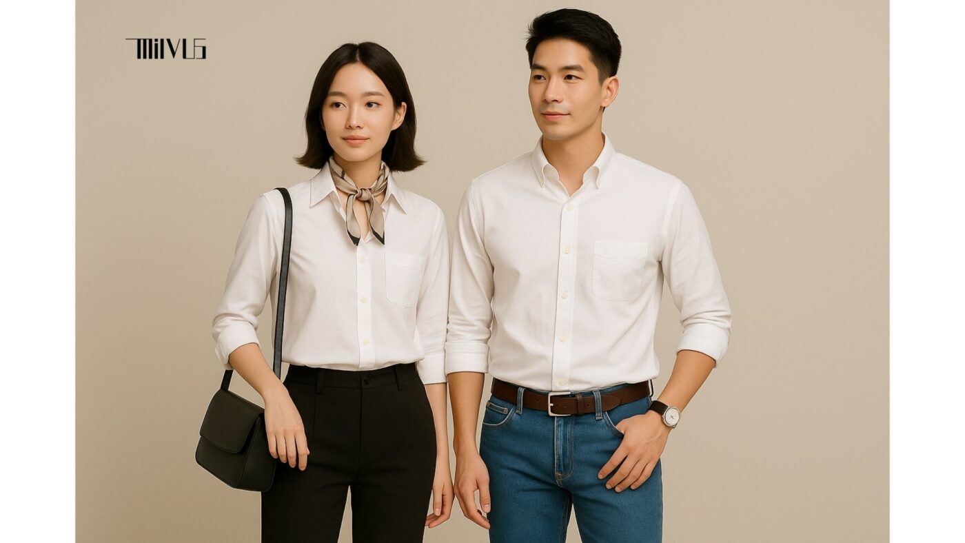 Áo sơ mi trắng cho mặc thường ngày