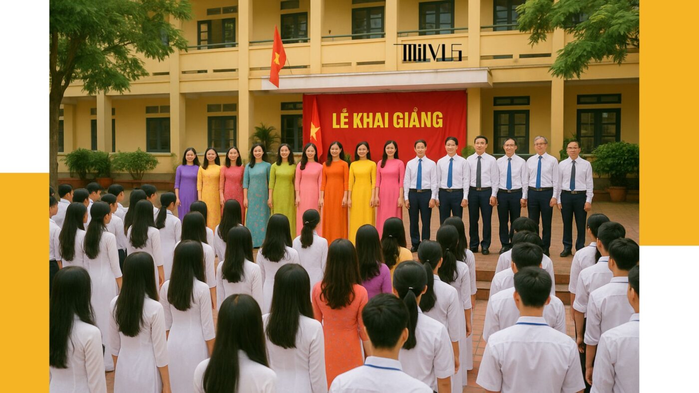 Áo sơ mi trắng cho ngày khai giảng