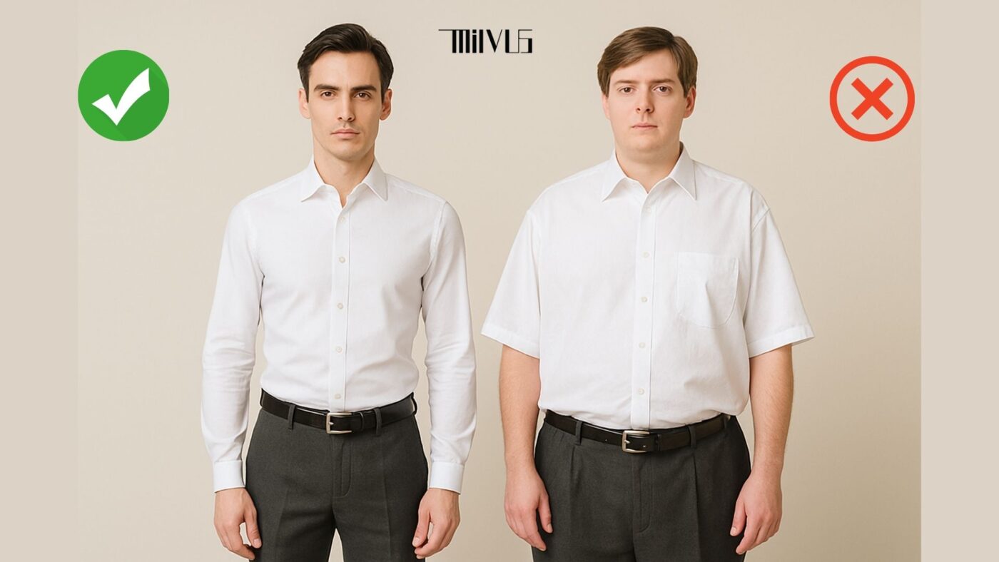 Áo sơ mi trắng cho người đi hội thảo