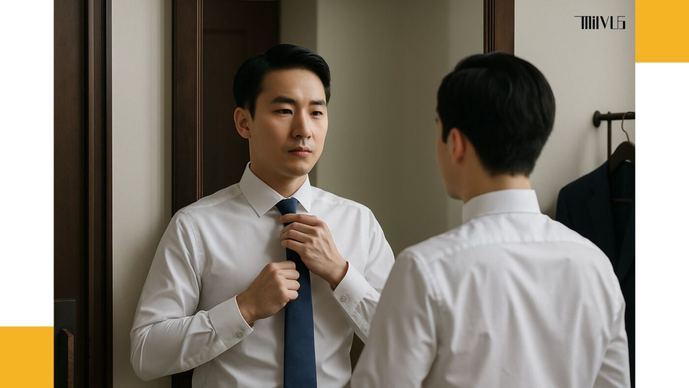 Áo sơ mi trắng cho người đi họp quan trọng