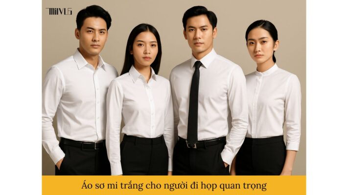 Áo sơ mi trắng cho người đi họp quan trọng
