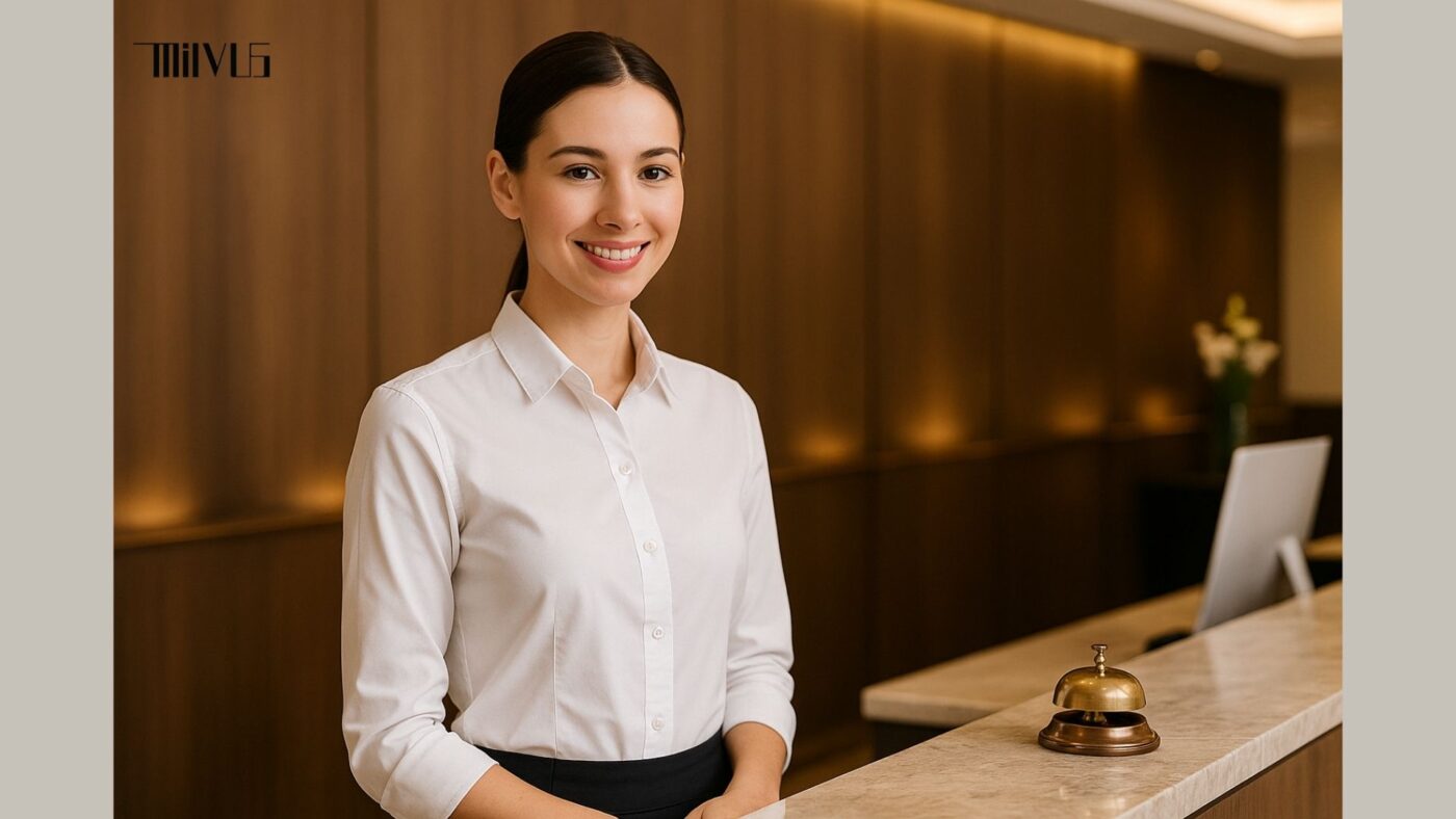 Áo sơ mi trắng cho người làm dịch vụ