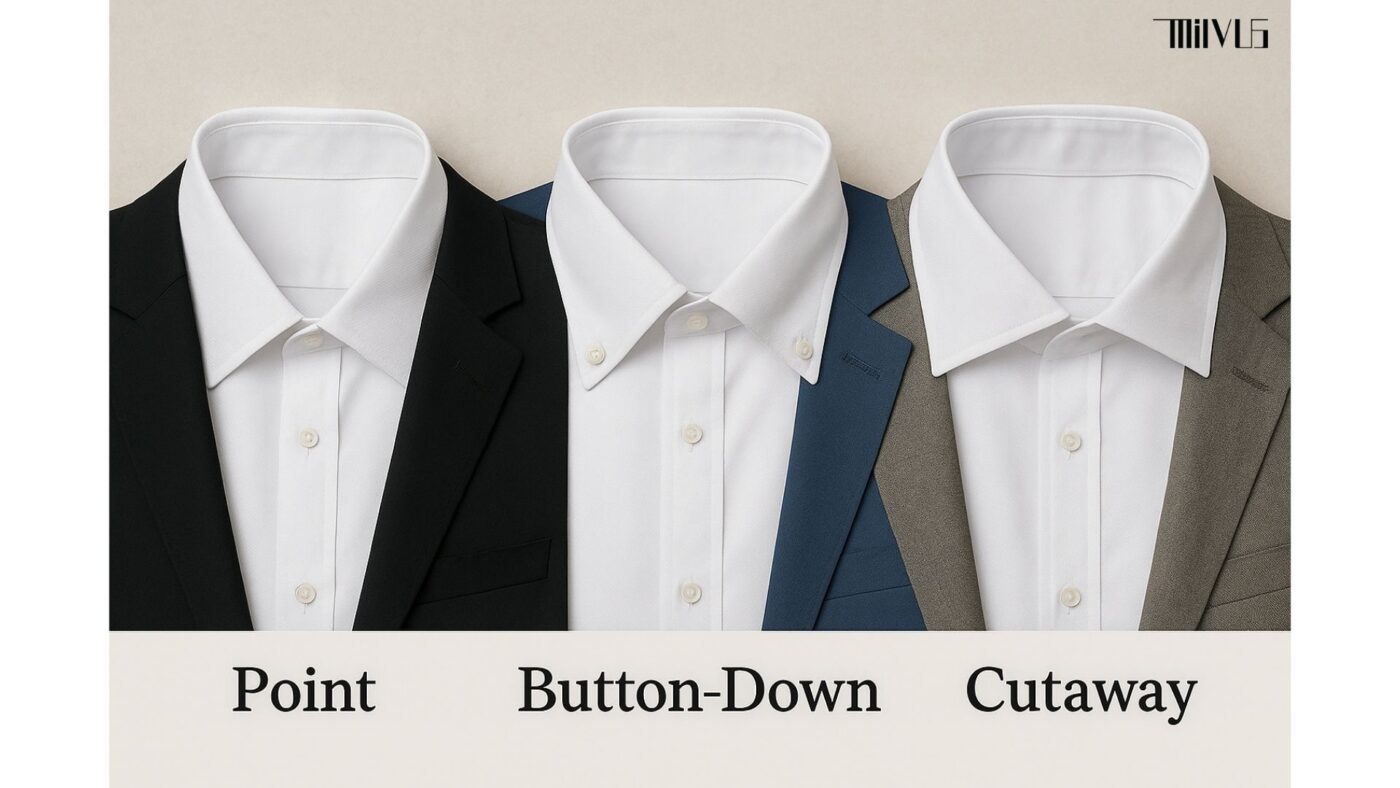 Áo sơ mi trắng cho người mặc trong vest
