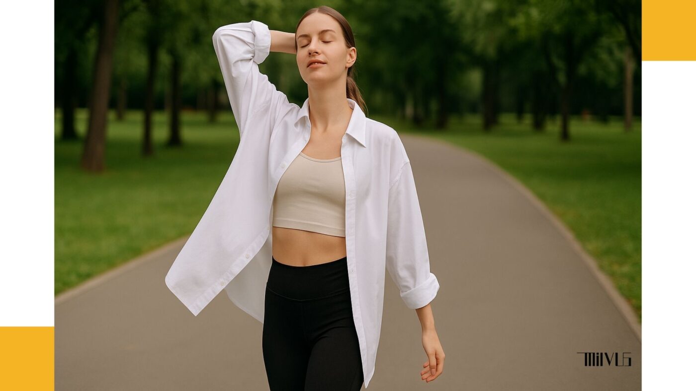 Áo sơ mi trắng cho người thích mặc sơ mi oversize