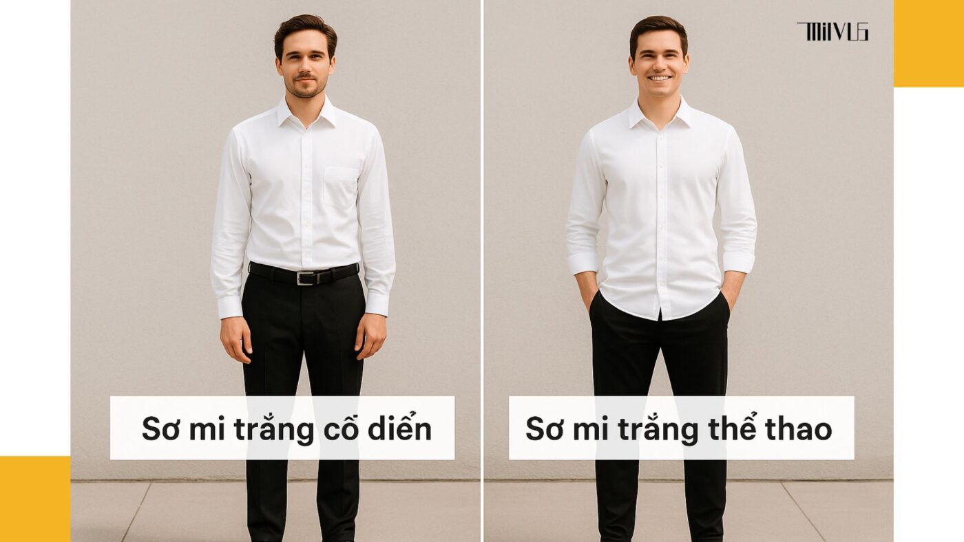 Áo sơ mi trắng cho người yêu thời trang
