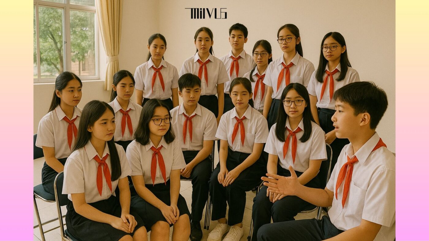 Áo sơ mi trắng cho thiếu niên