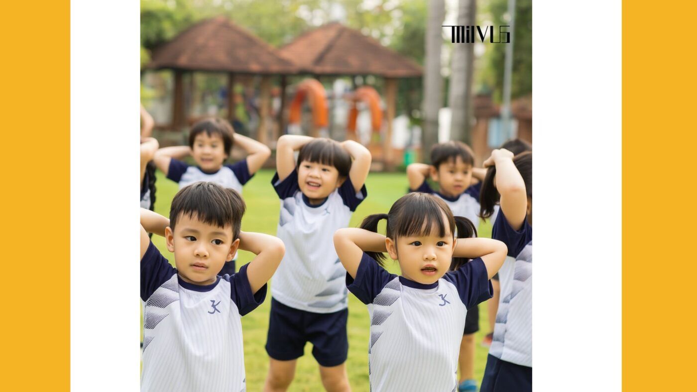 Áo thun thể thao cho trẻ mẫu giáo