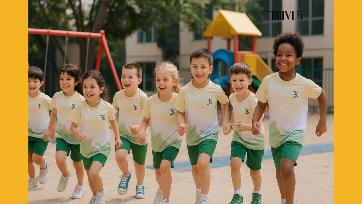 Áo thun thể thao cho trẻ mẫu giáo