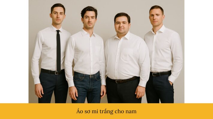 Áo sơ mi trắng cho nam