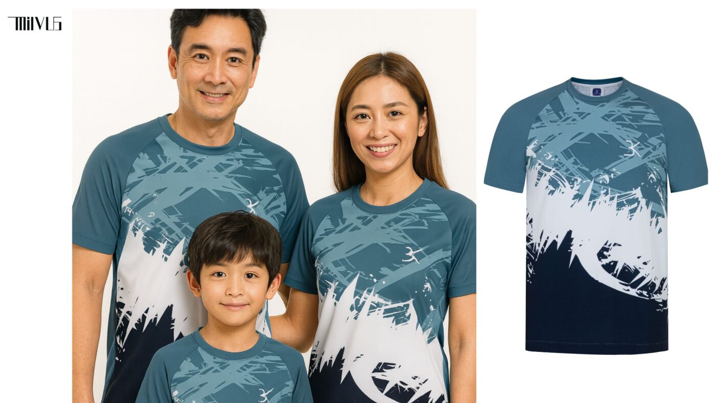 Áo thun thể thao cho gia đình
