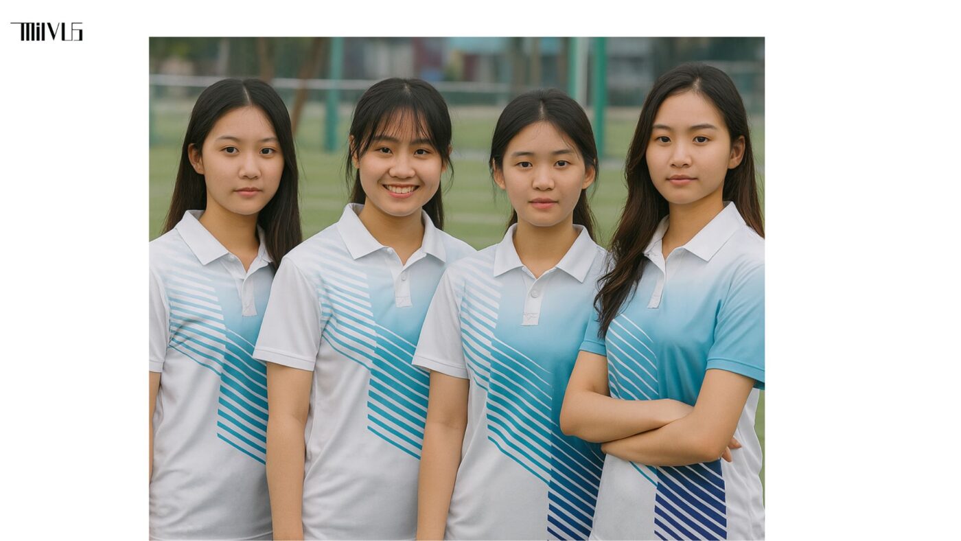 Áo thun thể thao cho nữ sinh viên