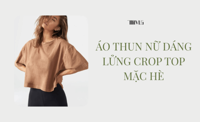 Áo Thun Nữ Dáng Lửng Crop Top Mặc Hè