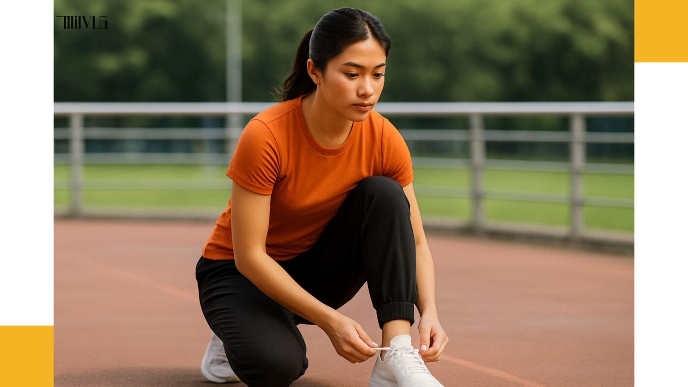 Áo Thun Nữ Cổ Tròn Màu Cam Đất Cá Tính