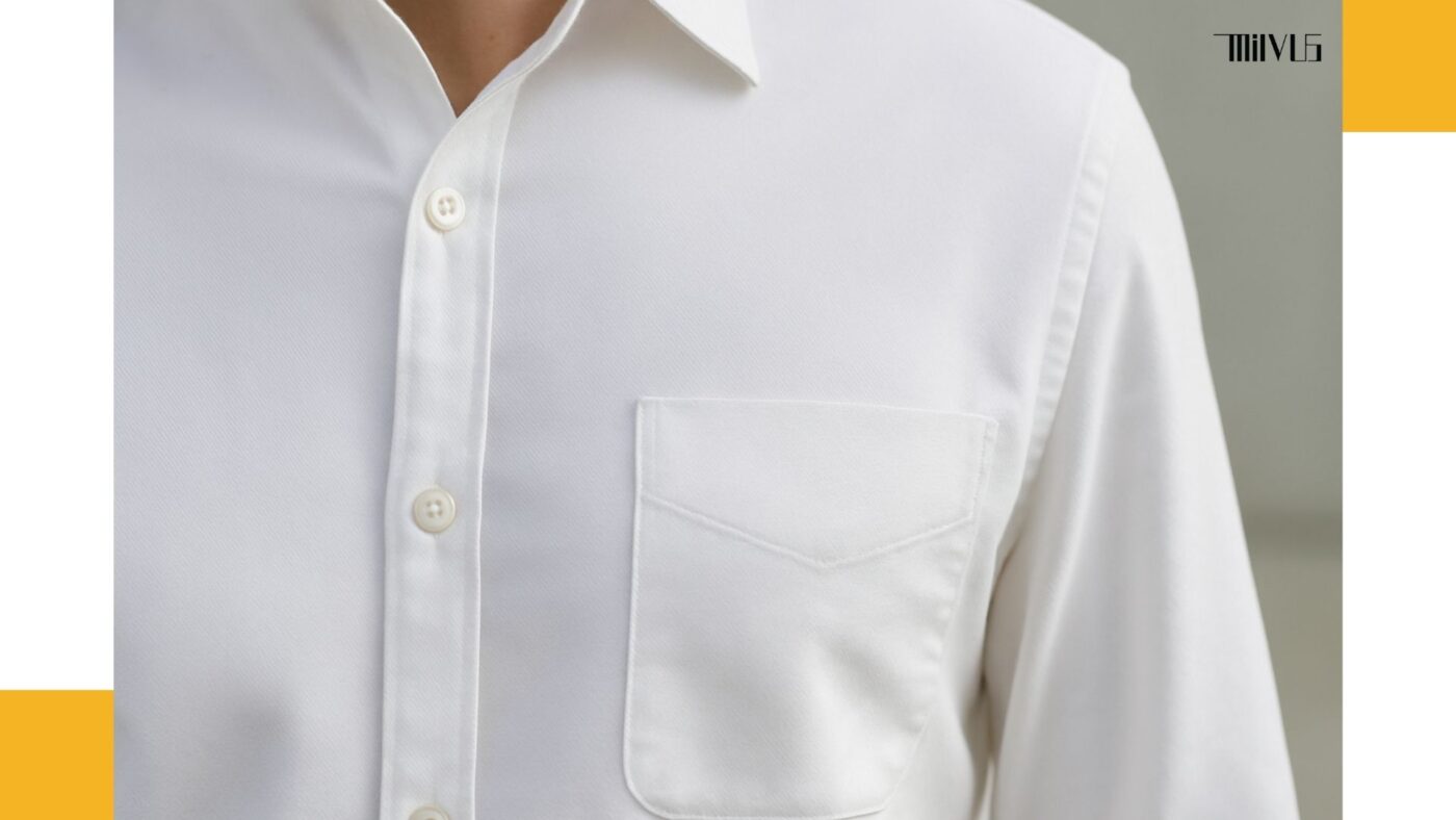 Áo sơ mi trắng cho người thích chất liệu cotton