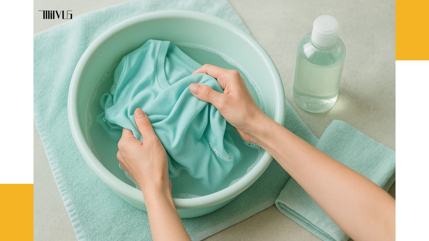 Áo thun nữ màu xanh Pastel nhẹ nhàng trẻ trung